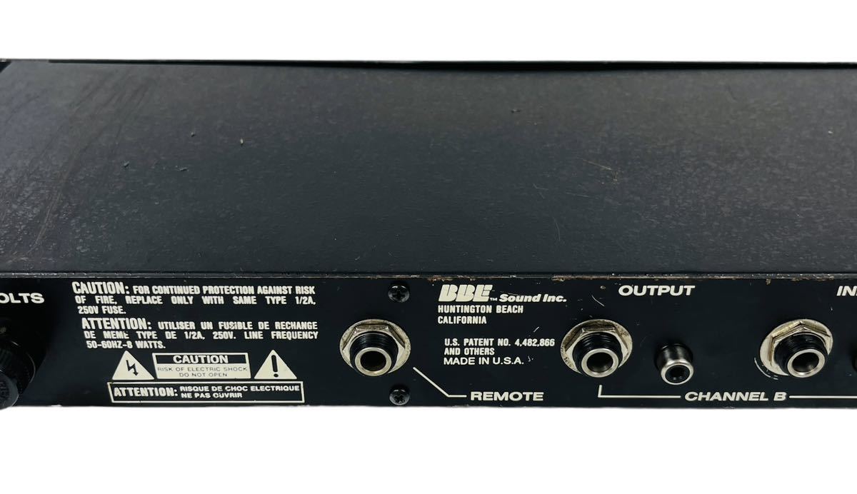整備品 BBE Sonic Maximizer ソニック マキシマイザー 整備品 BBE Sonic Maximizer ソニック マキシマイザー