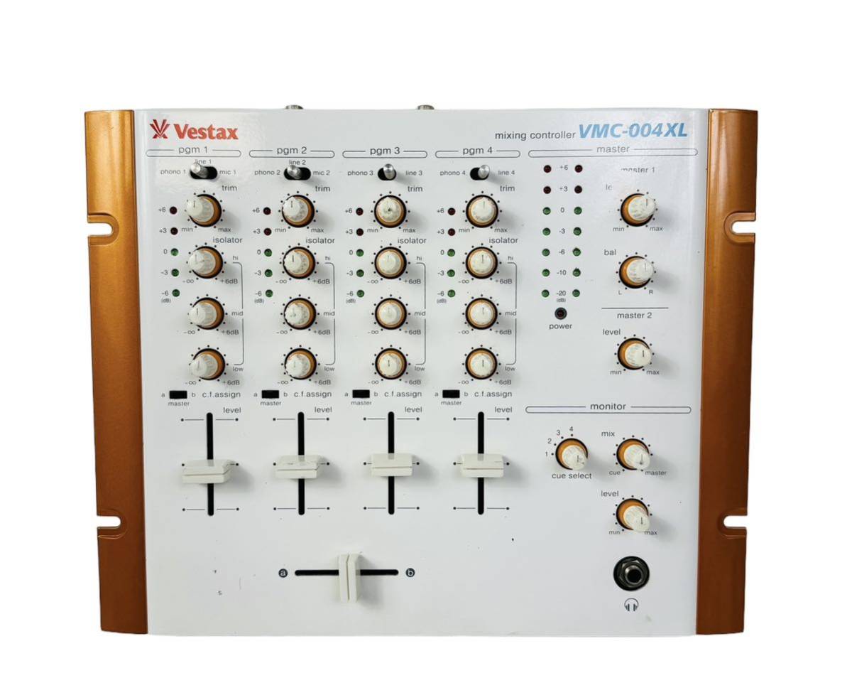 Vestax ベスタクス mixing controller ミキシングコントローラー DJミキサー VMC-004XL