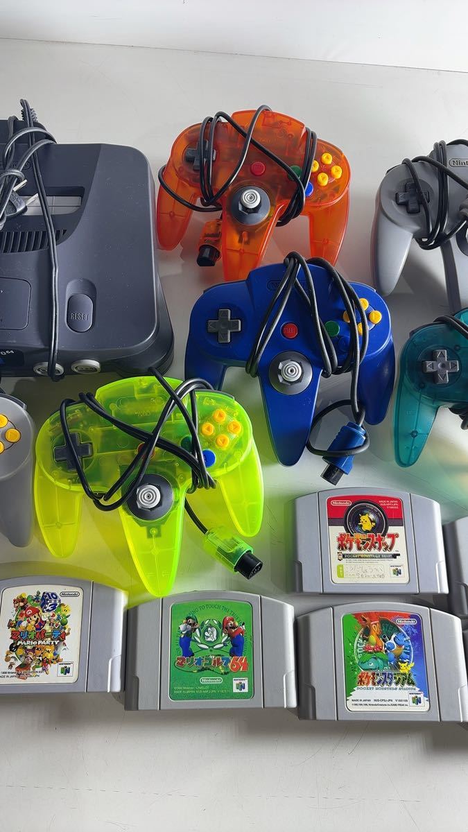 任天堂 NINTENDO64 本体セット動作未確認_画像3