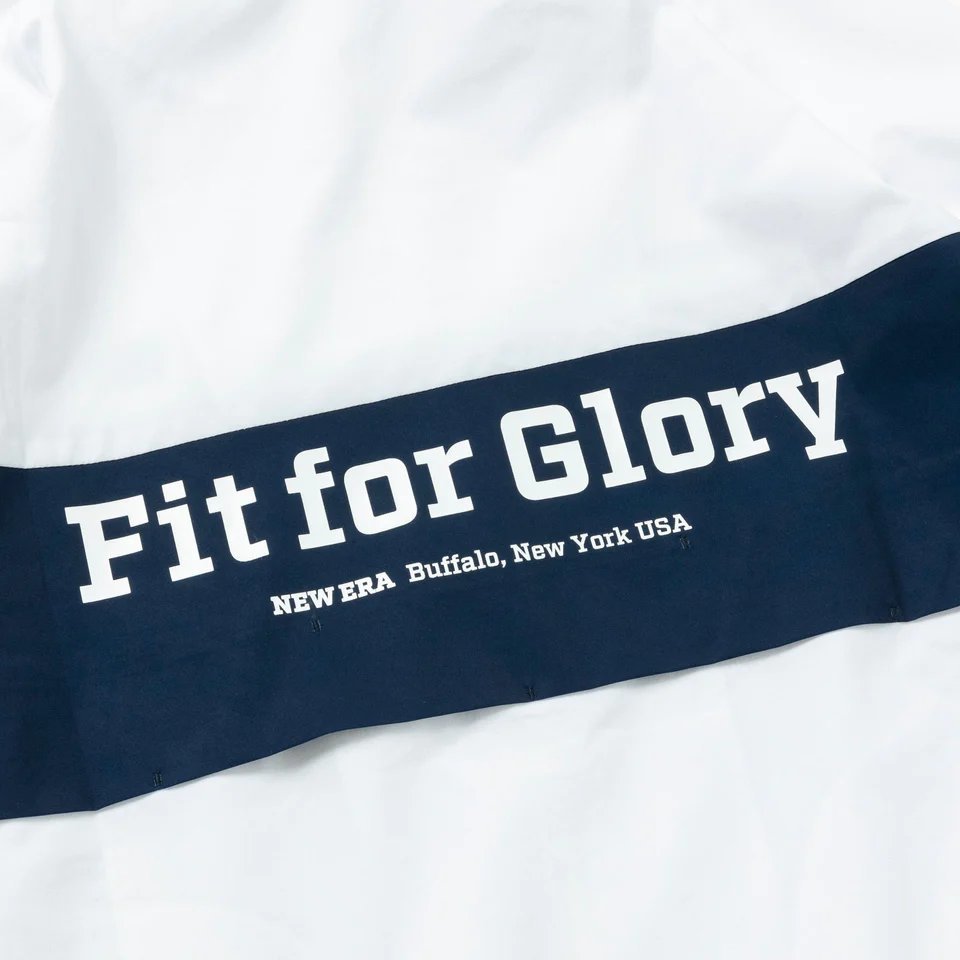 ★新品★ニューエラ★14109010★長袖 ウインドジャケット Fit for Glory★ホワイト/ネイビー★Lサイズ★日本正規品★_画像6