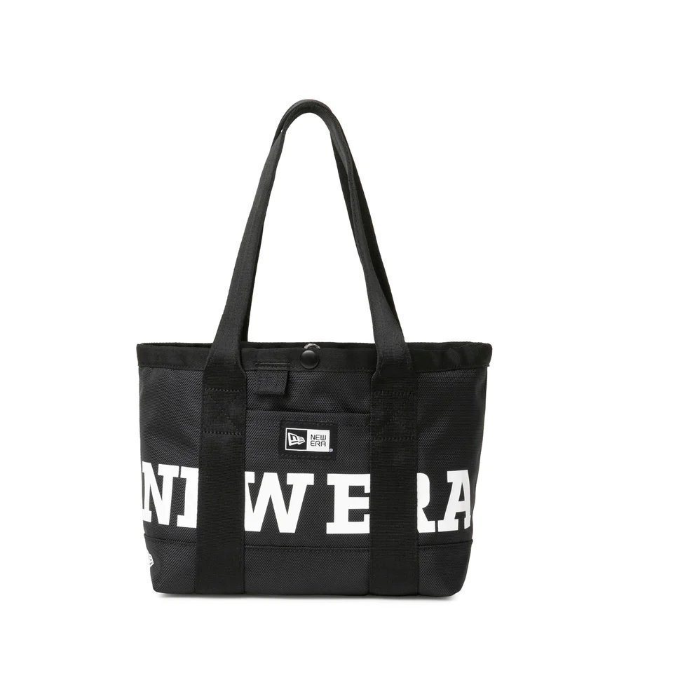 * new goods * New Era *13517848* tote bag Mini word Mark Logo * black / white * Japan regular goods *