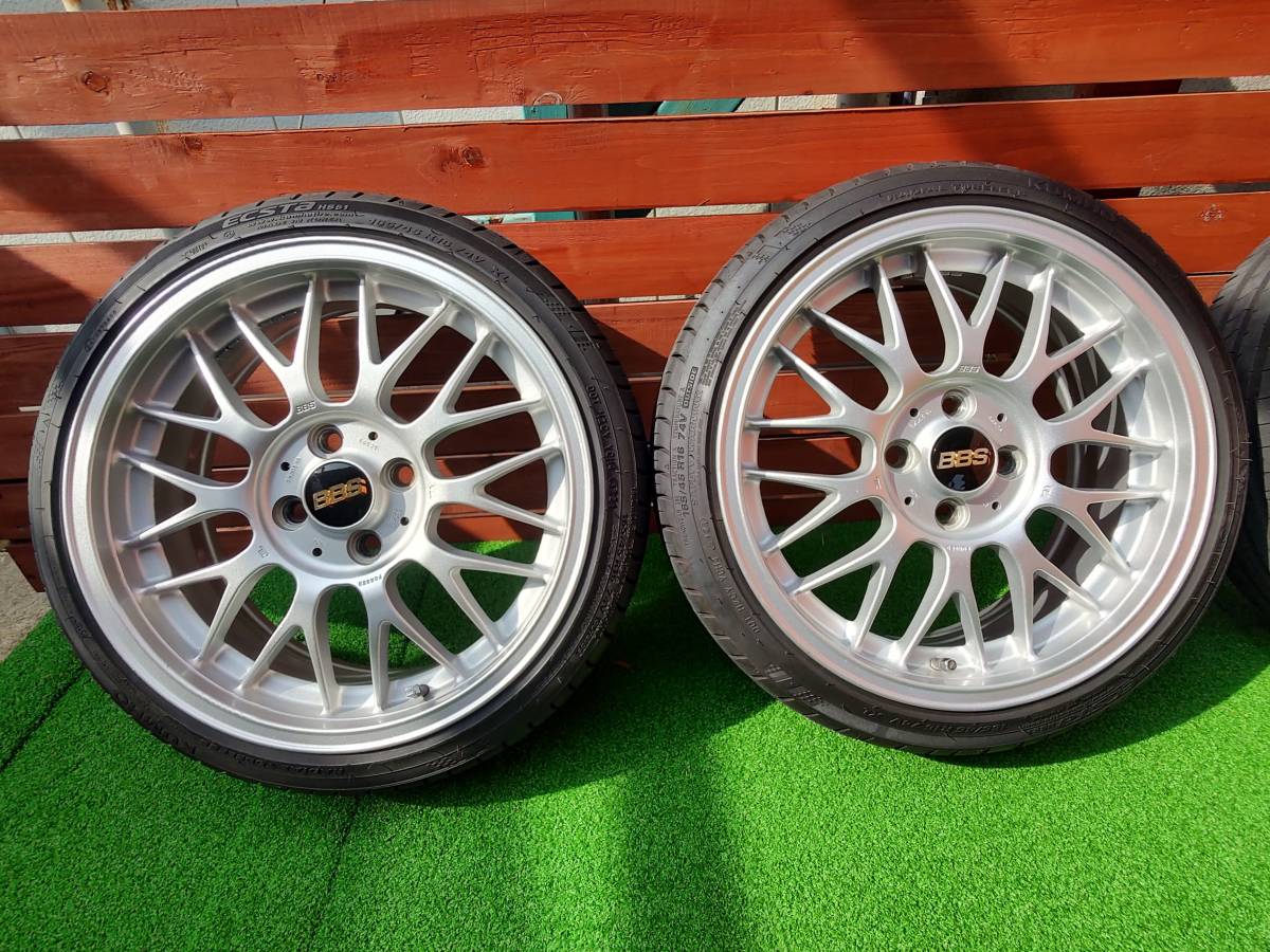 良品 タイヤアルミ4本セット BBS RG-F 16インチ 165-45R16 2021製造タイヤ付き 6.5J+40 6.5J+48 PCD100 4穴_画像3