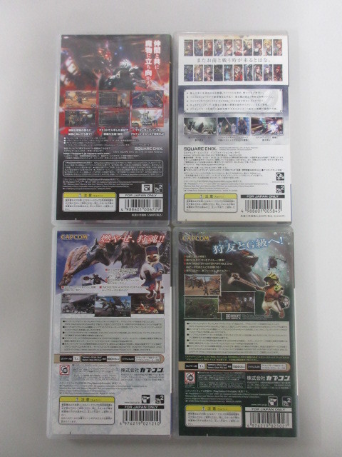 【即決】まとめ売り 4本 PSP ロード オブ アルカナ/ディシディア ファイナルファンタジー/モンスターハンター(2nd、2ndG)_画像2