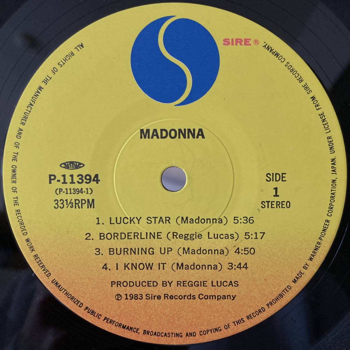 マドンナ = Madonna バーニング・アップ = Burning Up_画像4