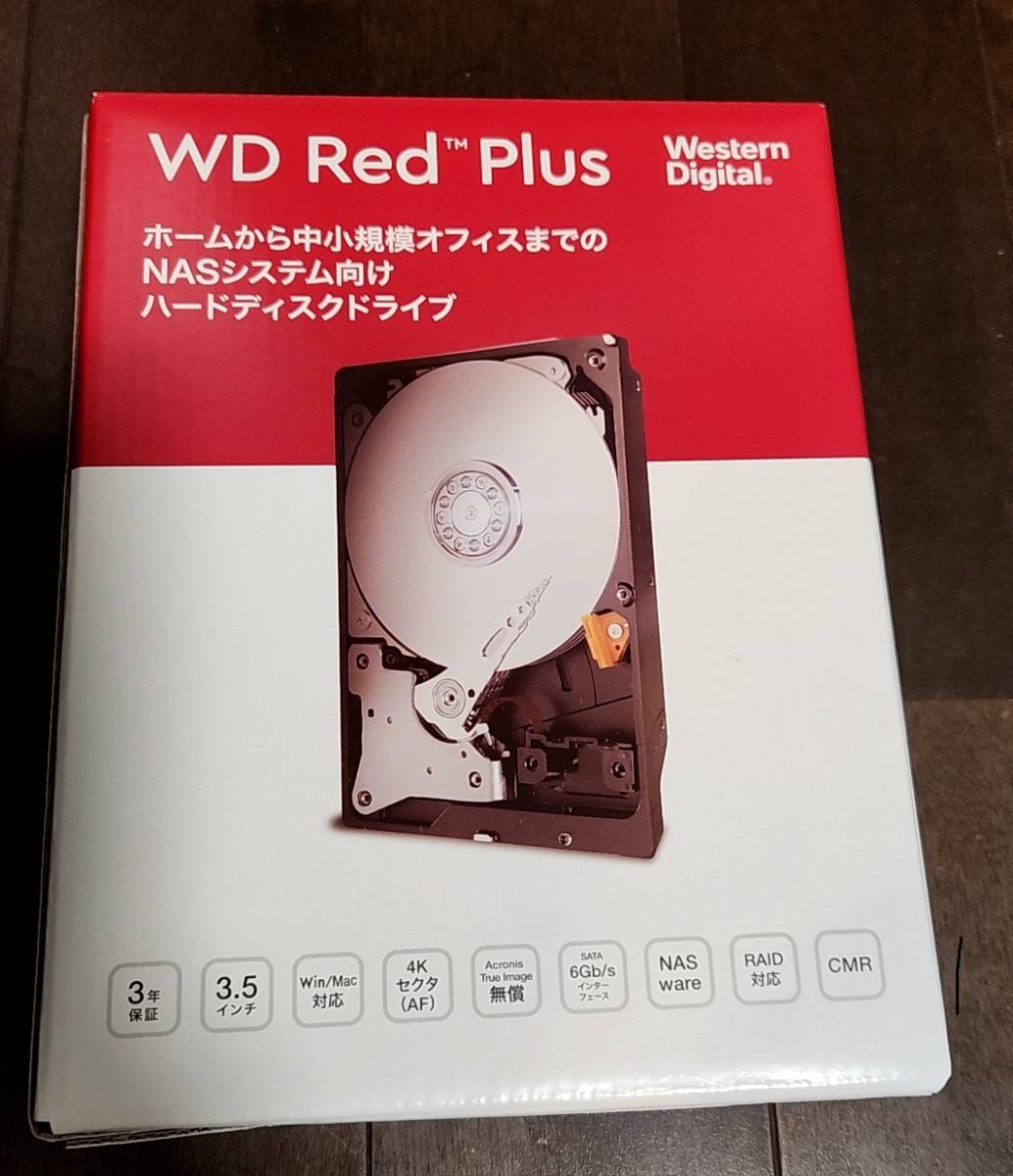【新品 送料無料】Western Degital/ 3.5インチHDD /8TB /WD Red NAS用/ WD80EFZZ_画像1