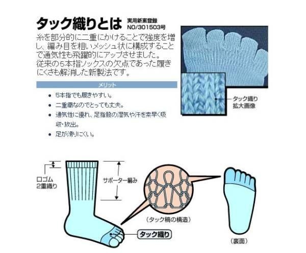  man and woman use silk 5 fingers socks ivory (24cm~27cm) made in Japan 5 fingers silk socks mountain climbing for socks 