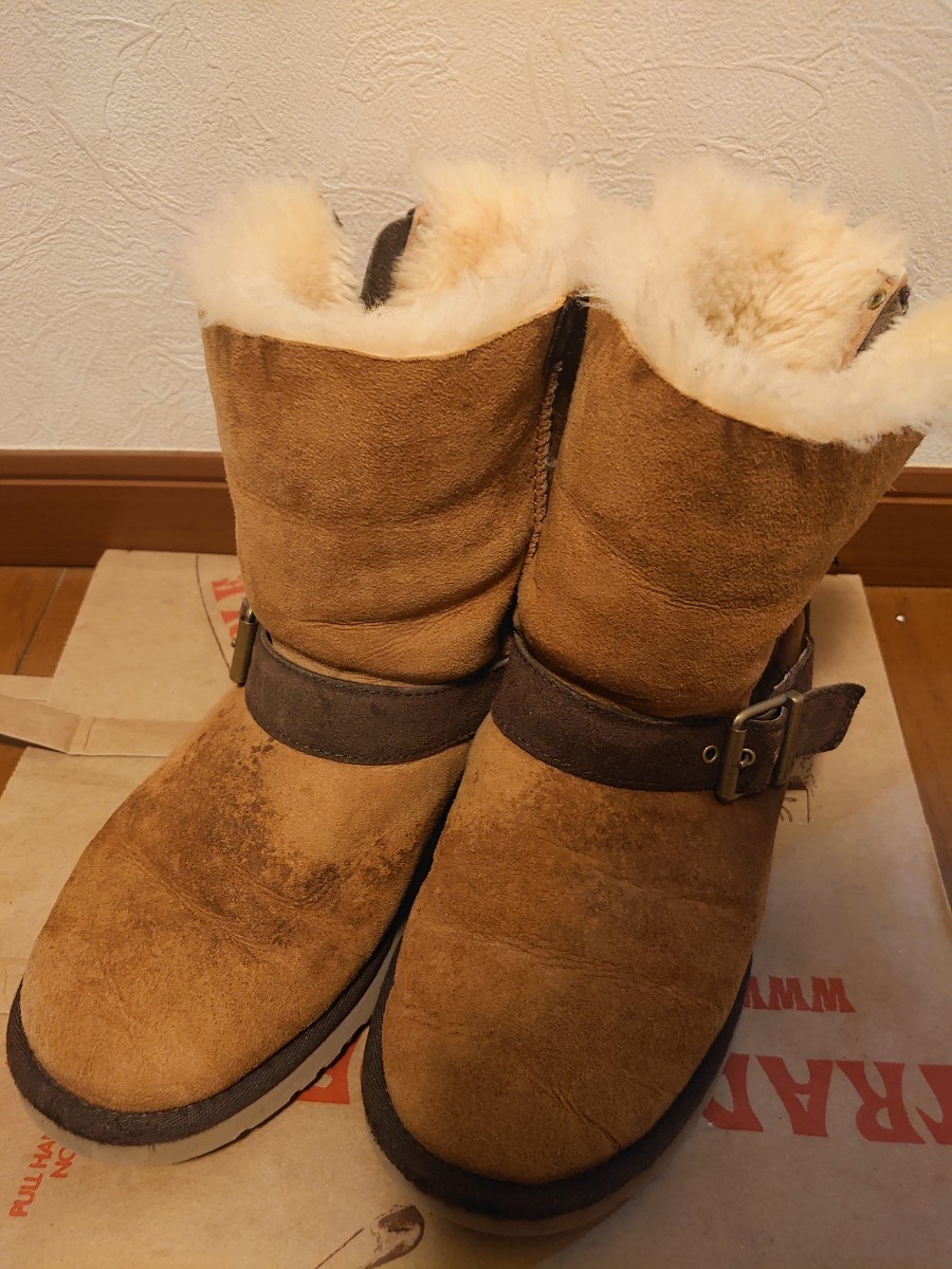 UGG アグ ムートンブーツ 24cm 汚れあり_画像1