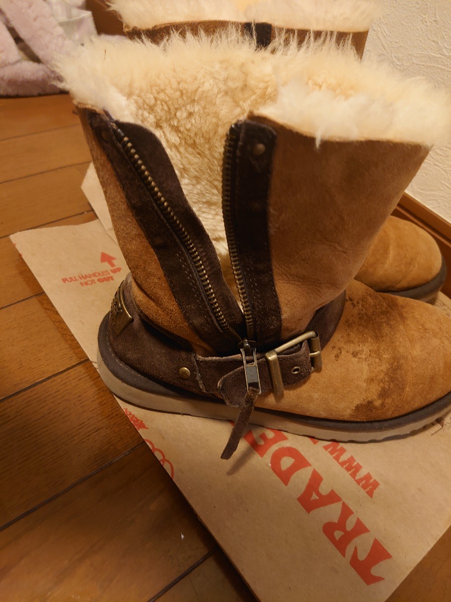 UGG アグ ムートンブーツ 24cm 汚れあり_画像4