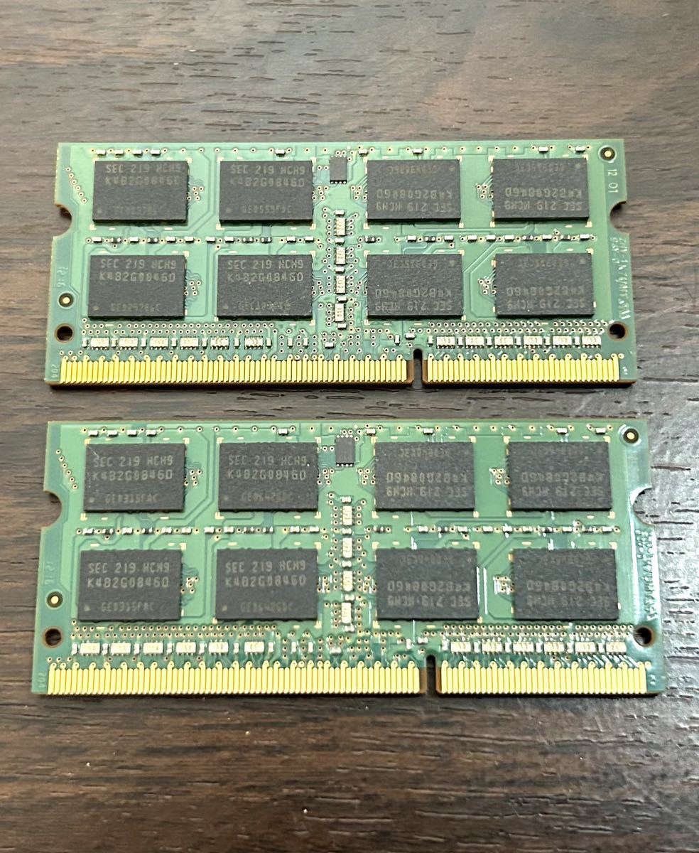 TRANSCEND 4GB 2枚セット DDR3 ノートパソコン用メモリ PC3-12800S 204ピン DDR3-1600 DDR3 LAPTOP RAM ⑦_画像2