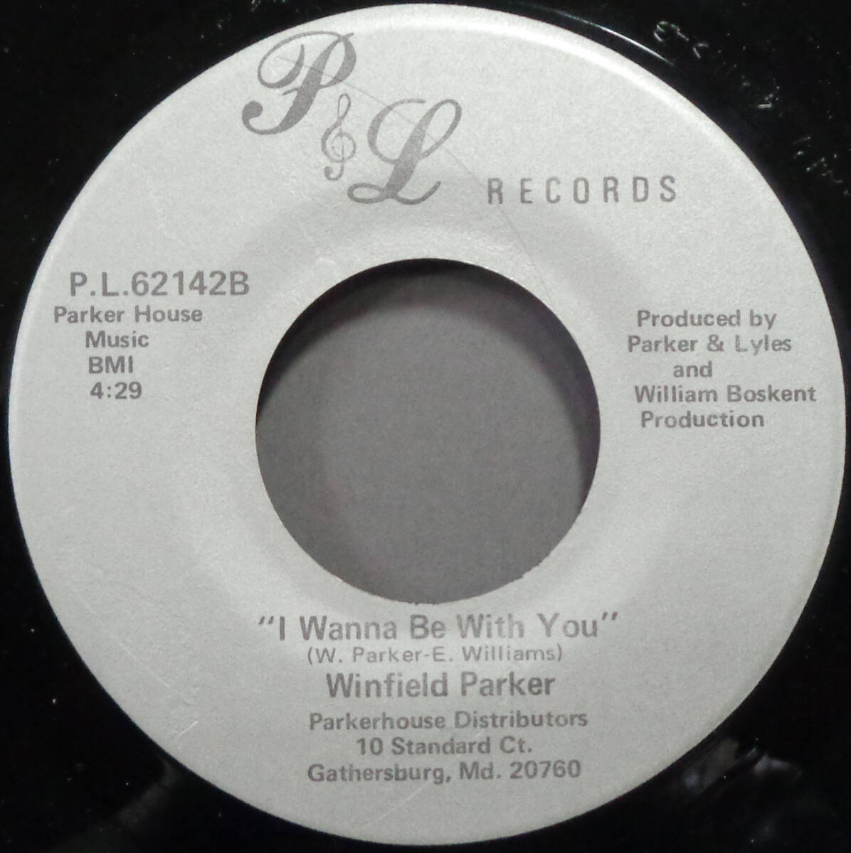 【SOUL 45】WINFIELD PARKER - MY LOVE FOR YOU / I WANNA BE WITH YOU (s240213041) _画像1