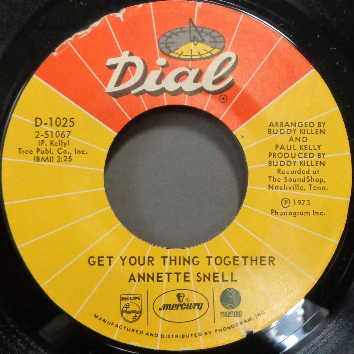 【SOUL 45】ANNETTE SNELL - GET YOUR THING TOGETHER / I'LL BE YOUR FOOL ONCE MORE (s240202026)_画像1