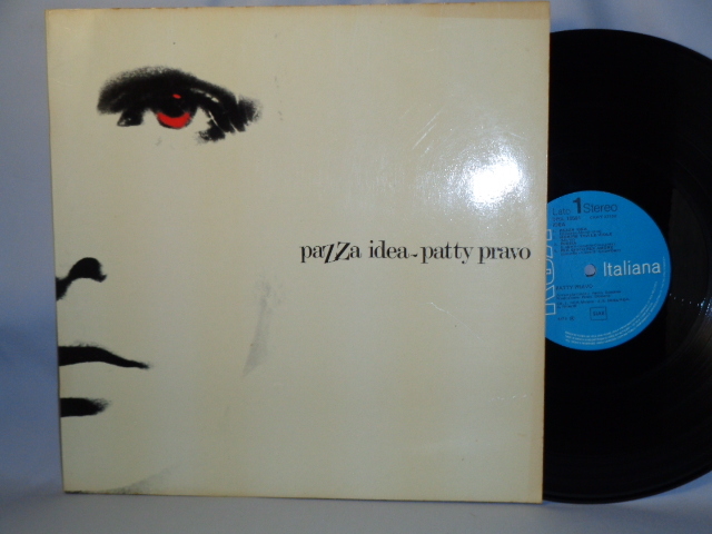 伊カンツオーネ：PATTY PRAVO/PAZZA　IDEA　コーティングダブルジャケ・1973年伊盤RCAオリジナル盤LP_画像1