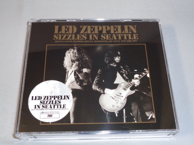 LED ZEPPELIN/SIZZLES IN SEATTLE　1972　4CD_画像1