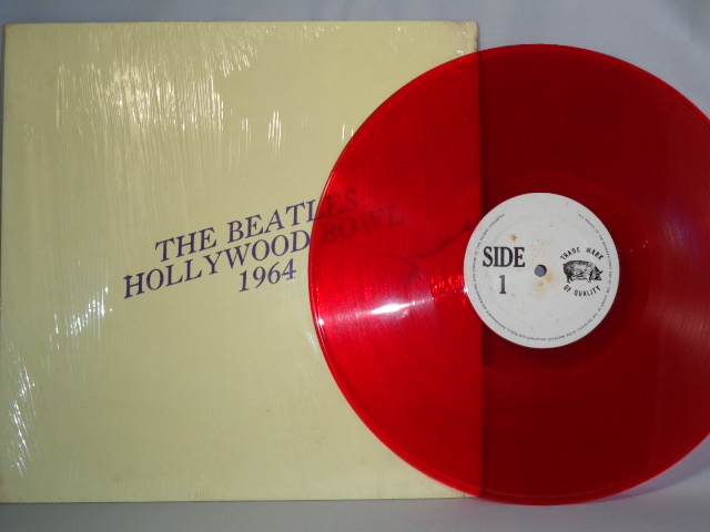 THE BEATLES/HOLLYWOOD BOWL 1964 TMOQ　RED-COLOR　 LP (WITHOUT　PIG LABEL）_画像1