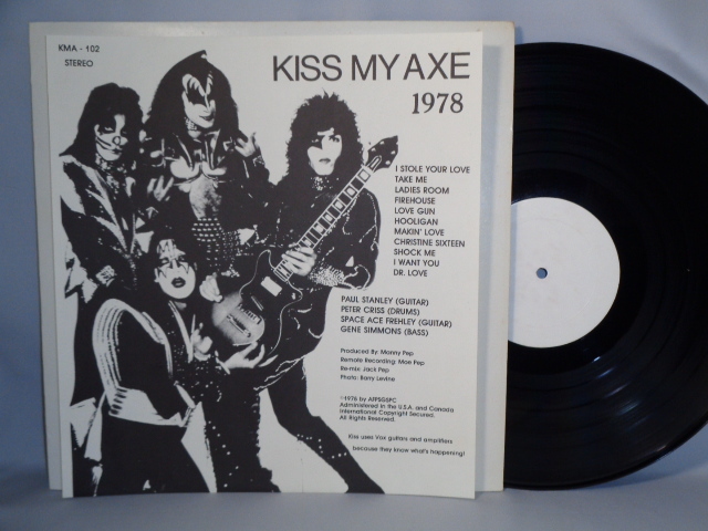 KISS/KISS　MY　AXE　 LP_画像1