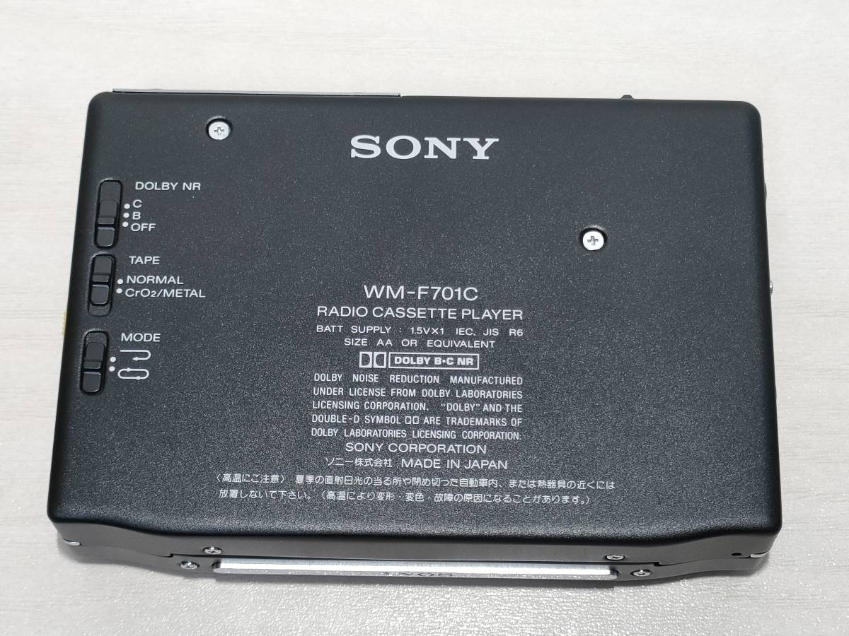 メンテ済み】SONY WM-F701C 黒|Yahoo!フリマ(旧PayPayフリマ) メンテ済み】SONY WM-F701C 黒|Yahoo!フリマ(旧PayPayフリマ)