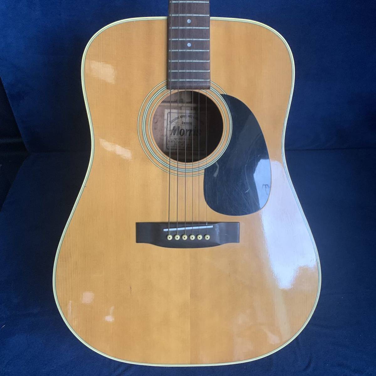 岸170 美品 Morris W-18 アコースティックギター アコギ ヴィンテージ レトロ フォークソング_画像4