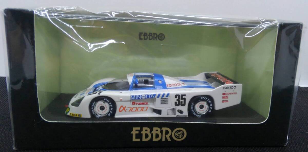 1/43 MINOLTA TOYOTA TOM`s 86C 1986 WEC JAPAN Fuji No.35 EBBRO エブロ 44242 ミノルタ トヨタ トムス_画像1