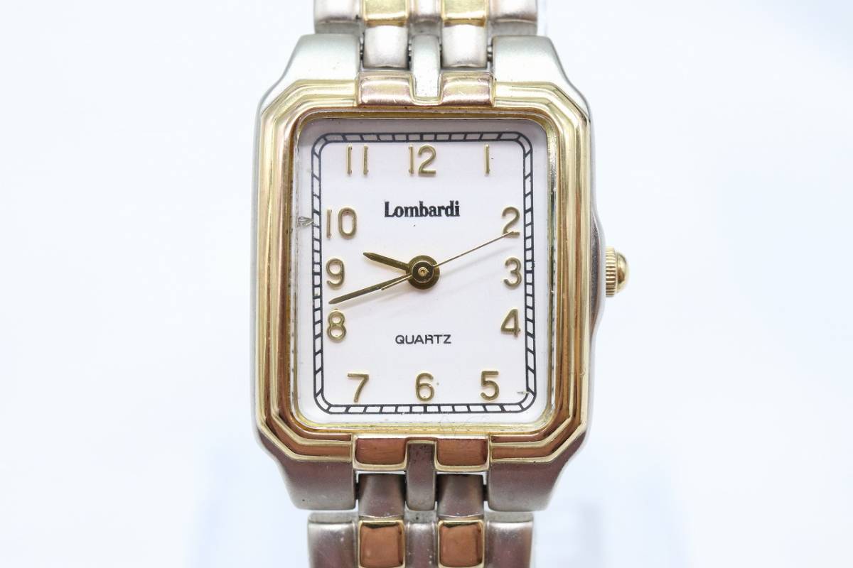 【W125-112】動作品 電池交換済 Lombardi ロンバルディ 腕時計 レディース【送料全国一律185円】の画像3