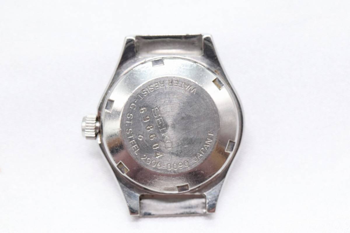 【W125-163】動作品 SEIKO セイコー カットガラス 21石 自動巻き 腕時計 フェイスのみ 2906-0090 レディース【送料全国一律185円】_画像6