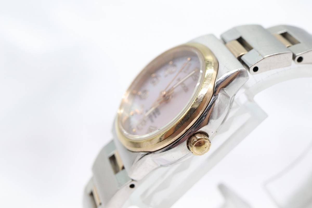 【W125-173】動作品 CITIZEN wicca Eco-Drive シチズン ウィッカ エコドライブ ソーラー 腕時計 E031-S039339 レディース_画像4