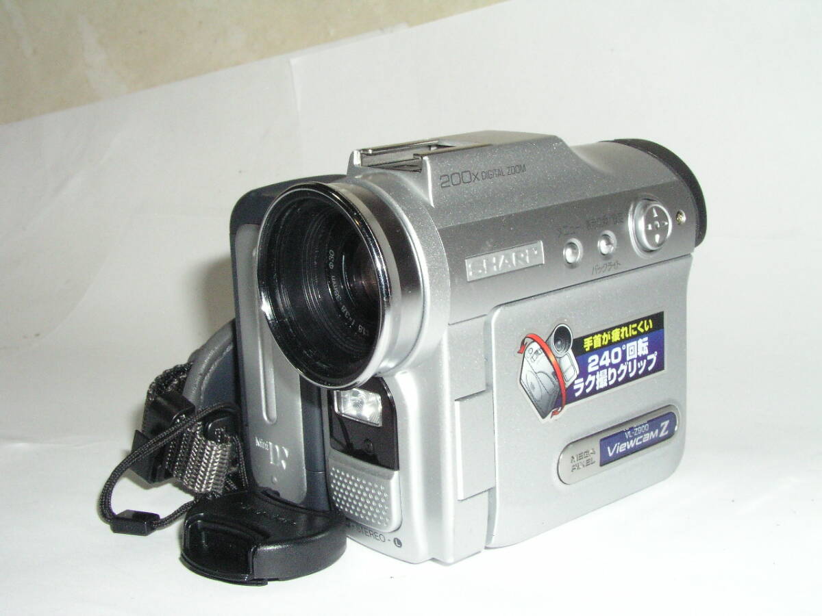 5855●● SHARP VL-Z900、MmniDVテープ式ビデオカメラ ●08_画像3