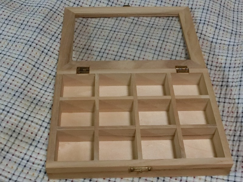 木製 ディスプレイ ケース コレクション ボックス 木箱 _画像2