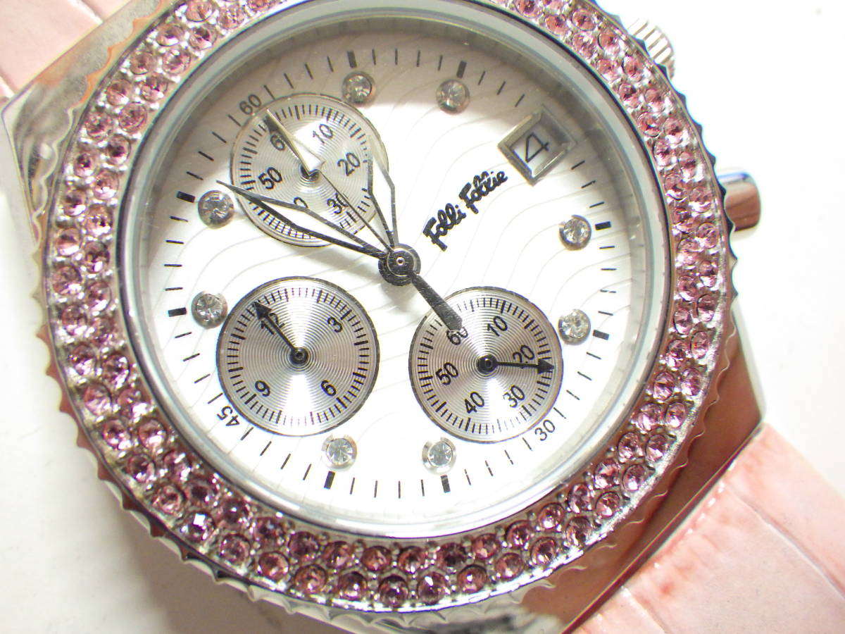 Folli Follieフォリフォリ レディース腕時計 WF1A035SVS-PI #938_画像1
