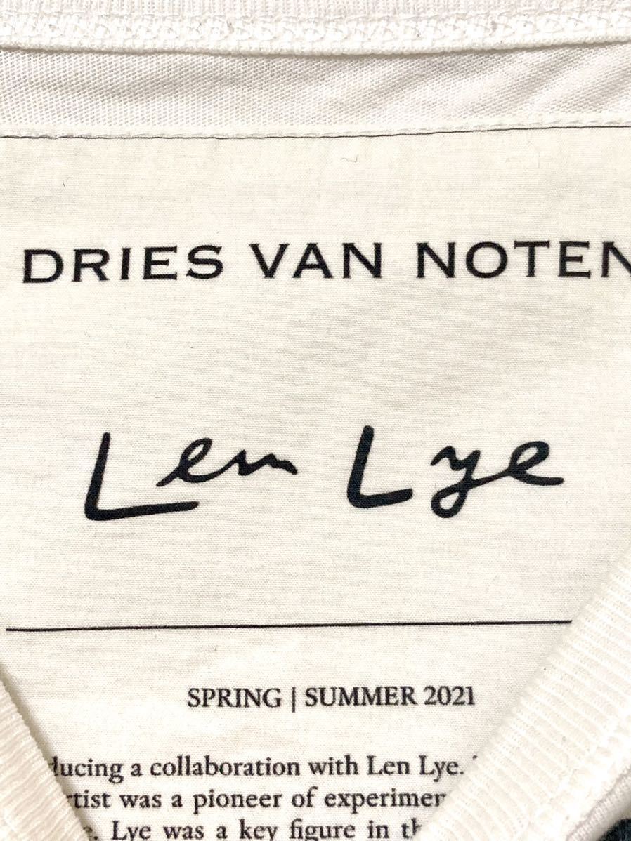 ドリスヴァンノッテン DRIES VAN NOTEN レンライ　グラフィック　プリント　半袖　tシャツ メンズ　コラボ クルーネック ホワイト_画像5