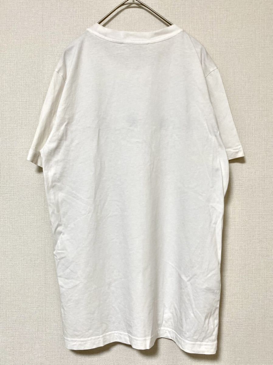 マルニ　marniロゴ　プリント　半袖　tシャツ　メンズ　トップス　シンプル　46 クルーネック　ハーフスリーブ　ホワイト インナー