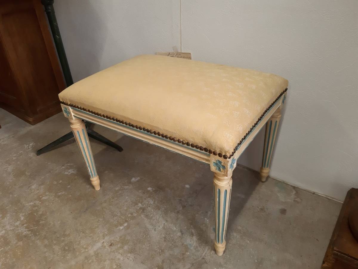 　★フランス アンティーク　木製　ベンチ　装飾　チェア　椅子　　★　_画像2