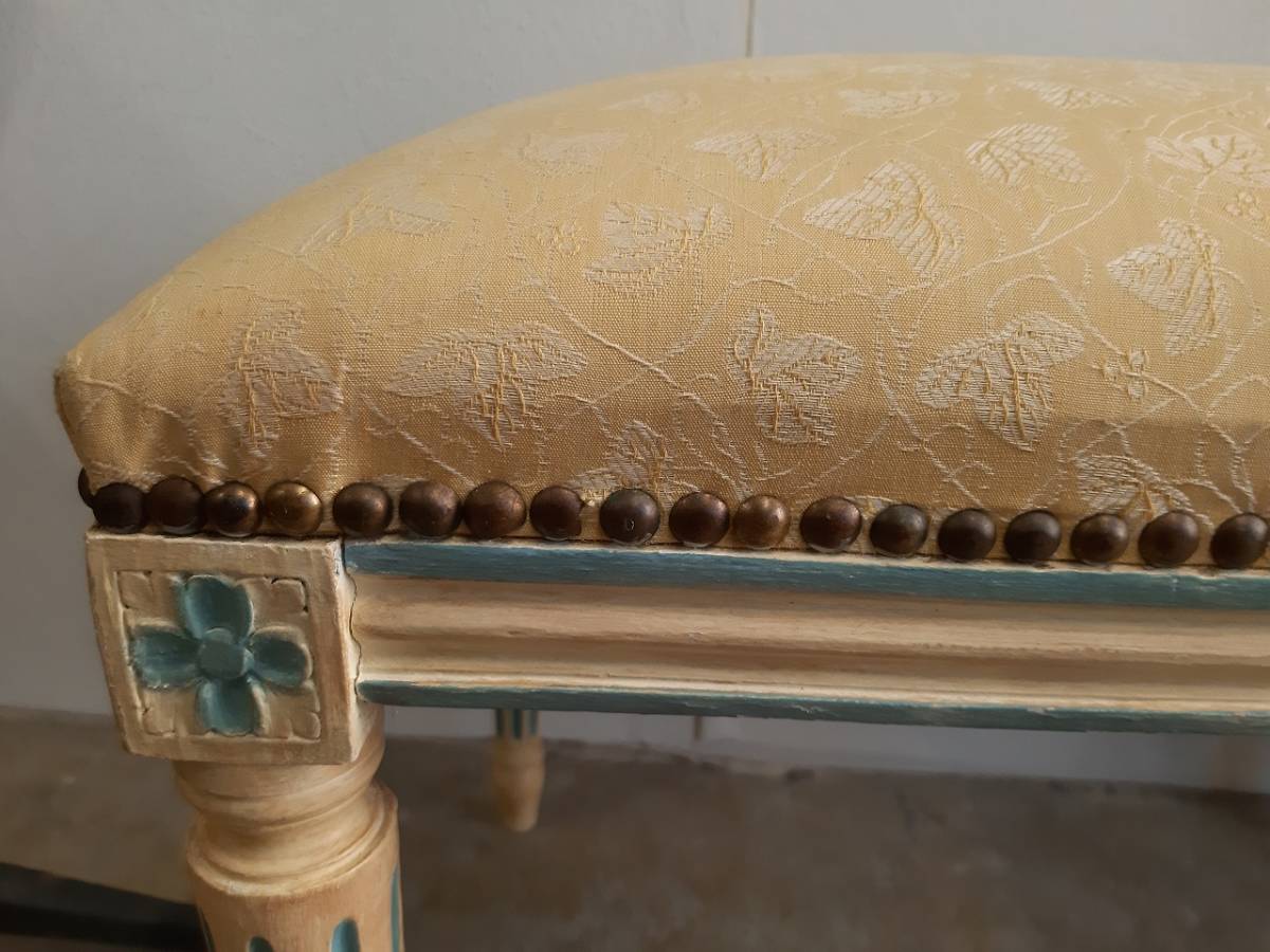 　★フランス アンティーク　木製　ベンチ　装飾　チェア　椅子　　★　_画像5