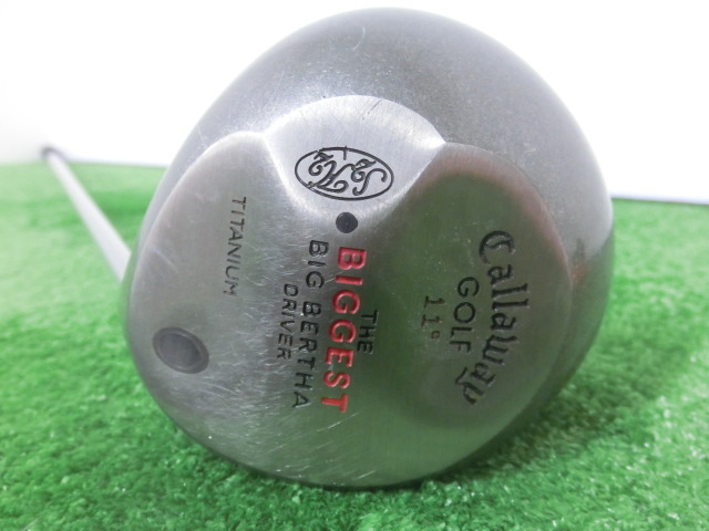 ♪Callaway キャロウェイ BIGGEST BIG BERTHA 1W ドライバー 11° /純正 シャフト Ultra Light FLEX-R G7366♪_画像1