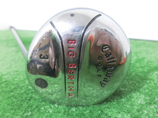 ♪Callaway キャロウェイ BIG BERTHA 3W フェアウェイウッド ?°/純正 シャフト RCH FLEX-R G7415♪_画像1