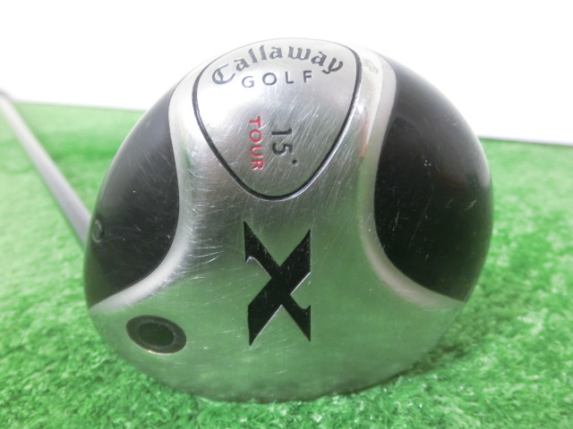 ♪Callaway キャロウェイ X TOUR ?W フェアウェイウッド 15°/純正 シャフト JV X SERIES FLEX-S G7444♪_画像1