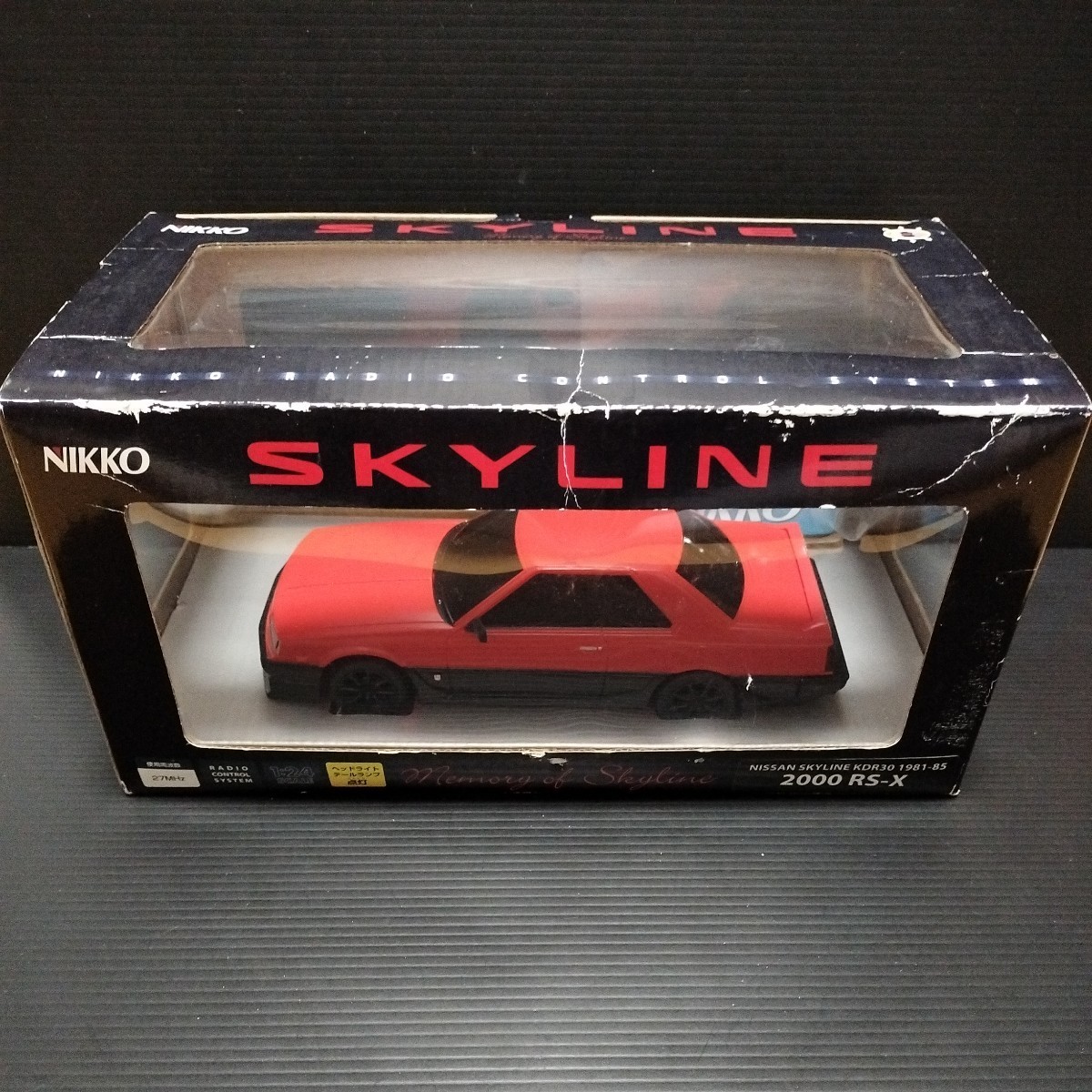 ● ラジコン「1/24 SKYLINE 2000 RS-X」※動作未確認 スカイライン 鉄仮面 NIKKO ラジコンカー ミニカー 日産 NISSAN