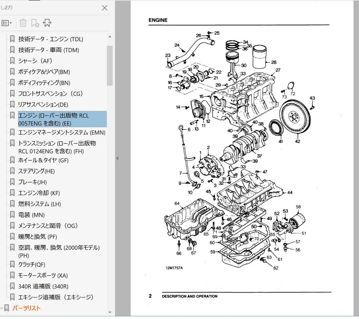 ロータス　エリーゼ S1 整備書Ver2 + パーツリスト ワークショップマニュアル 修理書 (検 エキシージ ３４０Ｒ　elise_画像2