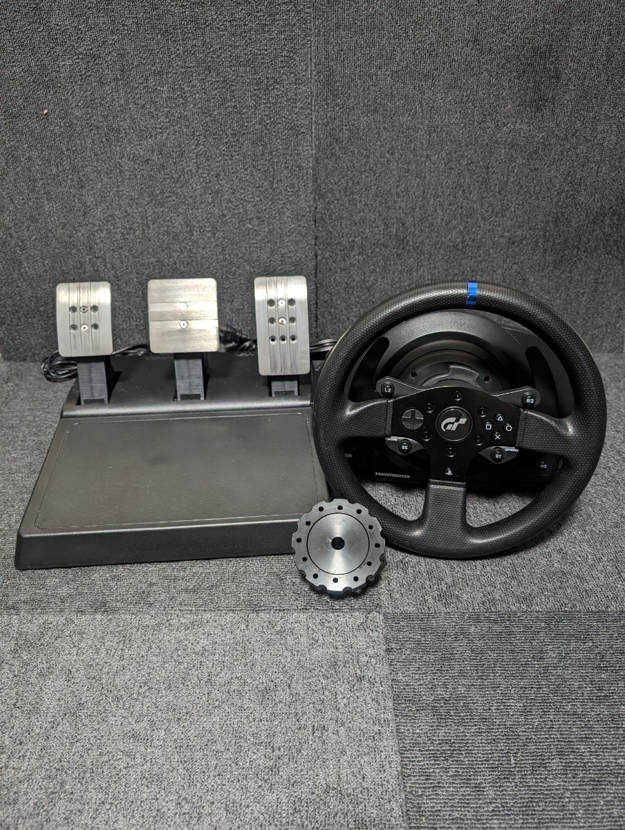 Thrustmaster T300RS GT Edition　社外ハンドルアダプター・クイックリリース付き　PS5/PS4/PC_画像1