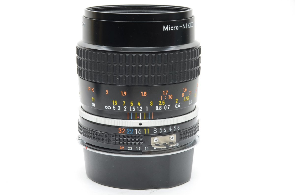 ニコン Nikon Ai-s Micro-NIKKOR 55mm F2.8 Canon EFマウント改造 マニュアルフォーカスレンズ_画像2