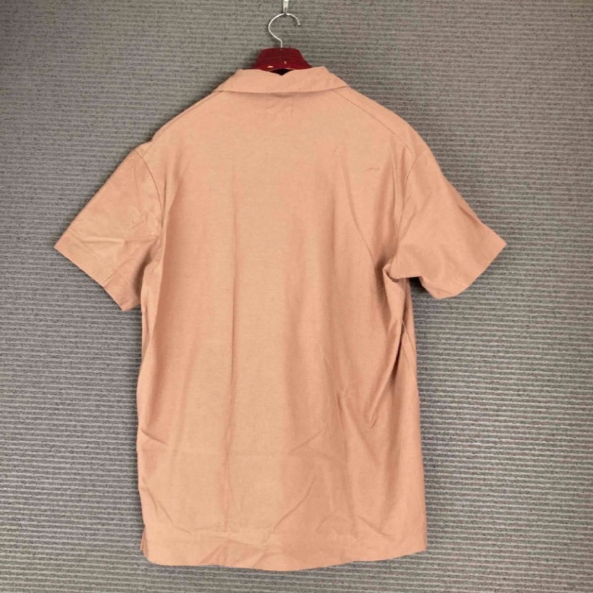 サイズ2 カーリー半袖カットソーポロシャツ襟付き オレンジ トップス コットン