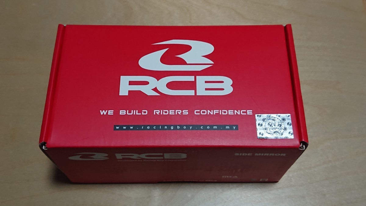 RCB CNCバックミラー【ブルー/S5シリーズ】クリアーレンズ_画像4