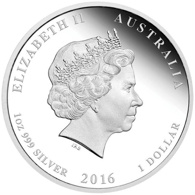 2016 オーストラリア プルーフ 干支 銀貨 申年猿図 3枚セット 世界限定