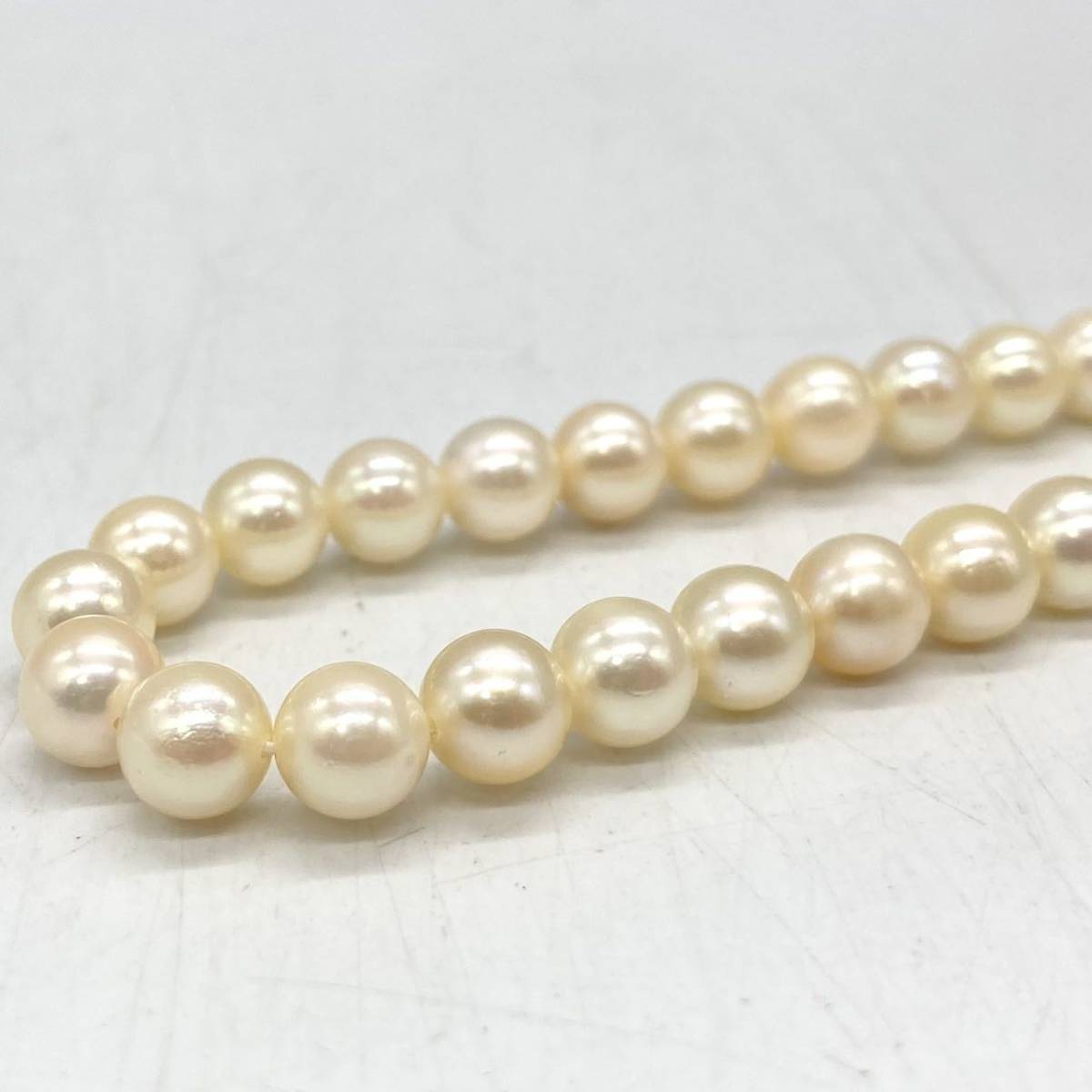 「アコヤ本真珠ネックレス5点おまとめ」f 約101g 約4-8mm パール pearl necklace accessory jewelry silver EA5_画像5