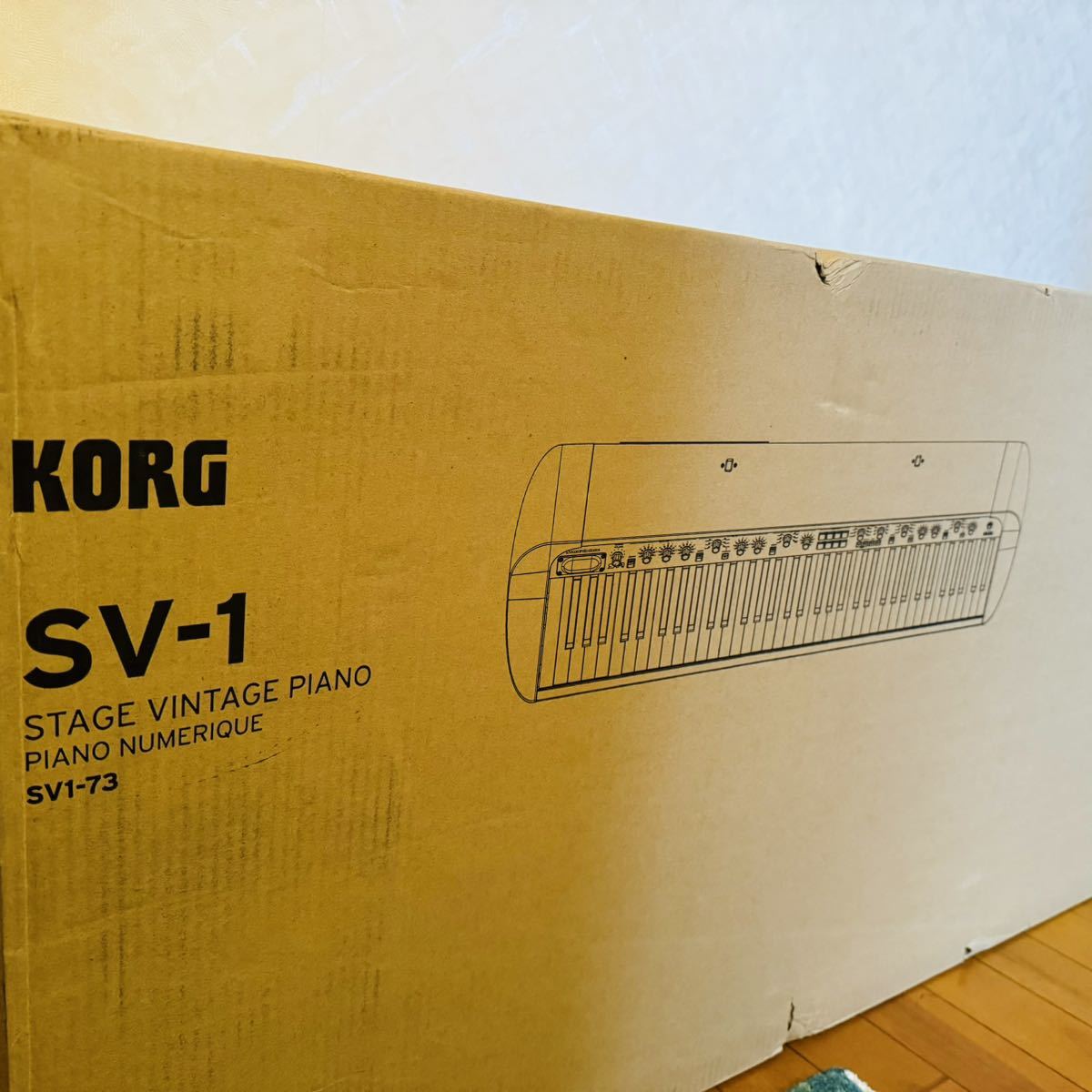 【引取限定】KORG ( コルグ ) SV1-73 BK ステージピアノ　73鍵盤_画像1