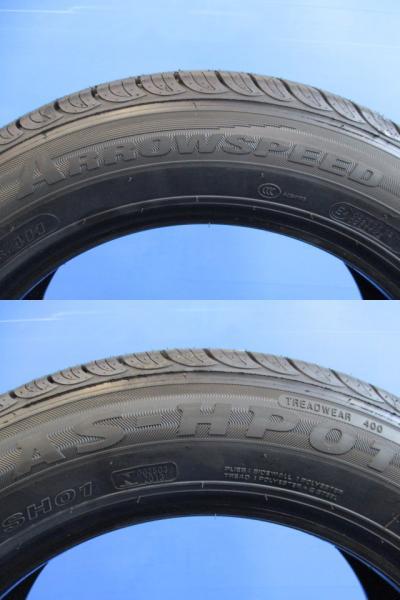 菰野 組みセット 4本 195/65R15 セレナ ステップワゴン アイシス オーリス アテンザ アロースピード ユーロS 15インチ夏_画像9