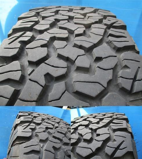 ★いわき★AII-Terrain T/A KO2 オールラウンドタイプ レイズドホワイトレター 265/70R17 中古タイヤ4本 送料無料！_画像2