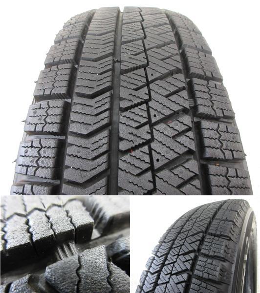 送料無料 4本 ブリヂストン VRX2 155/65R13 スタッドレス タイヤ セット 国産 冬 22年製 ライフ ゼスト モコ ムーヴ ミラ ワゴンR アルト_画像4