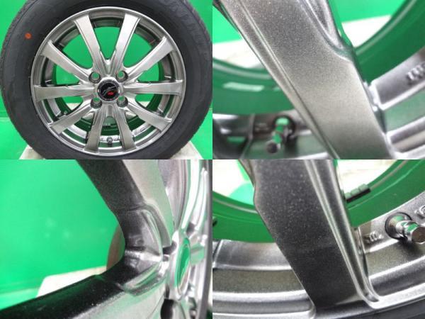 MAZDA2 ノート アクア 中古ホイール 新品タイヤSET ダンロップ エナセーブ EC204 185/65R15 4本 良品中古 FANG 5.5J +42 4H100 組込_画像5