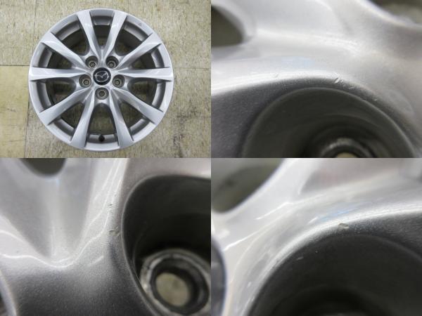 マツダ GJ系 アテンザ 純正 17x7.5J+50 5H-114.3 中古4本セット アクセラ MAZDA3 CX-5 CX-8 MPV 流用にも 鴻巣_画像3