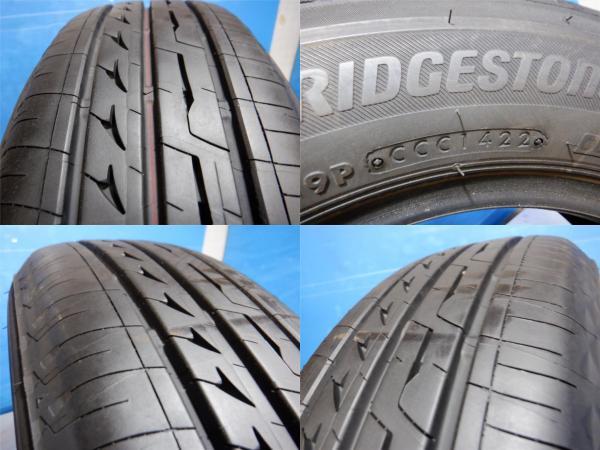 新品ホイール+中古タイヤ SEIN-SS 14x5.5J+43 4H100 + ブリヂストン REGNO GR-X2 175/65R14 デミオ フィット ノート 等_画像9